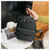 Mini Women's Nylon Backpack Small School Bag for Teen Girls
