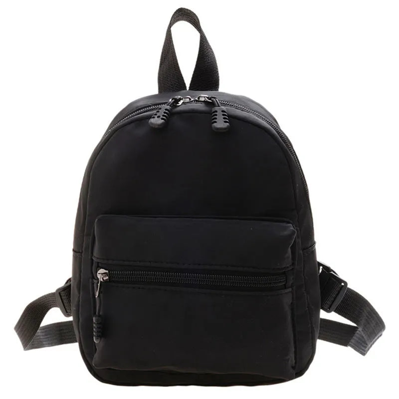 Mini Women's Backpacks Nylon Small School Bags Rucksack