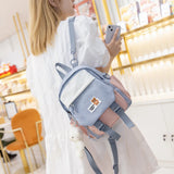Mini Women's Backpacks Casual Nylon Female Bags Small School Bags for Girls
