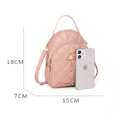 Mini Women's PU Leather Backpack Casual Small Handbag Phone Purse