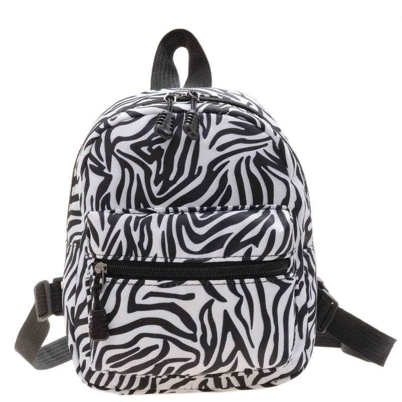 Mini PU Leather Women's Backpack Female Shoulder Bag Bagpack