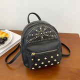 Mini Women's PU Leather Backpack Shoulder Bag Small Schoolbags Phone Purse