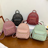Mini Women's PU Leather Backpack Shoulder Bag Small Schoolbags Phone Purse