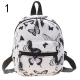 Animal Print Mini Women's Backpack Nylon Teen Girls School Bag