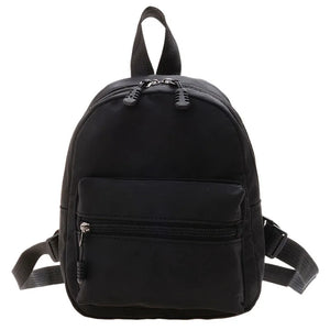Women's Nylon Mini Backpack Small School Bag Rucksack for Teen Girls