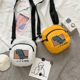 Canvas Crossbody Small Bags for Women Cloth Shoulder Bags