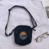 Canvas Crossbody Small Bags for Women Cloth Shoulder Bags