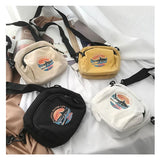 Mini Canvas Crossbody Bag Ladies Purse Phone Sac