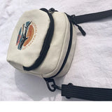 Mini Canvas Crossbody Bag Ladies Purse Phone Sac