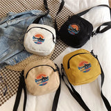 Canvas Mini Women's Shoulder Bag Crossbody Phone Purse Sac A Main Femme Bolsas