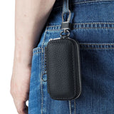 Leather Car Key Bag Holder Multifunction Organizer Case