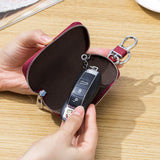 Mini Leather Car Key Bag Multifunction Organizer