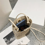 Mini Woven Leather Crossbody Bag Purses and Handbags