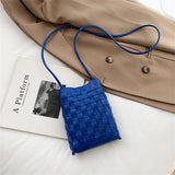 Mini Woven Leather Crossbody Bag Purses and Handbags