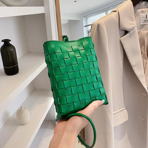 Mini Woven Leather Crossbody Bag Purses and Handbags