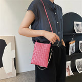 Mini Woven Leather Crossbody Bag Purses and Handbags
