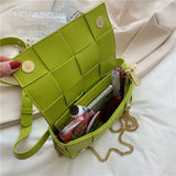 Mini Chain Waist Bag Ladies Chest Bag Solid Messenger Bag