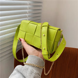 Mini Chain Waist Bag Ladies Chest Bag Solid Messenger Bag