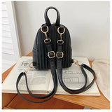 Mini Women Backpacks PU Leather Multifunctional Female Shoulder Bags