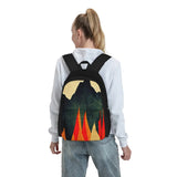 Mountain Range Fire Backpacks Men's Backpacks Bags For Women Man Bag Men Handbag