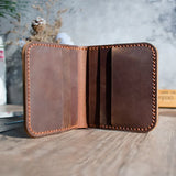 Real Leather Wallets for Men Small Mens Wallet Leather Vallet Manmade