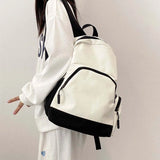 Minimalism Unisex School Backpack Daily Travel Bags All-match
