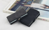 Minimalist Anti RFID Blocking Wallet Men's Money Clip Slim Mini Wallet