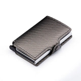 Minimalist Anti RFID Blocking Wallet Men's Money Clip Slim Mini Wallet