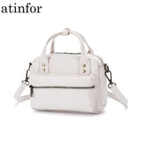 Eco Canvas Boston Bag Women Shoulder Cross Purses Handbags