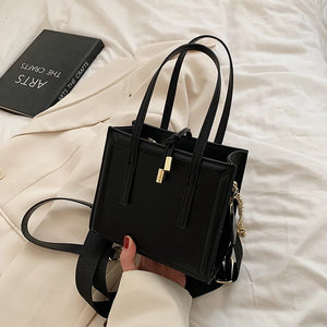Minimalist Flap Tote Bags Vintage Women Shoulder Purses