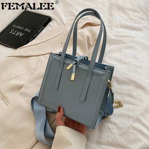 Minimalist Flap Tote Bags Vintage Women Shoulder Purses