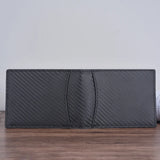 Men's Minimalist Cow Fiber Carbon Wallet with Magnetic Leather Note 8 Case