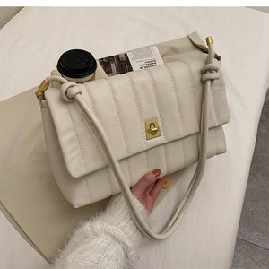 Soft Leather Retro Chain Crossbody Envelope Bag