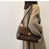 Soft Leather Retro Chain Crossbody Envelope Bag