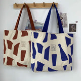 Minority Female Shoulder Bag Large Capacity Student Organizer Canvas Bag