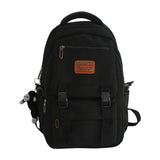 Minority Solid College Student Schoolbag Large Capacity Waterproof Backpack