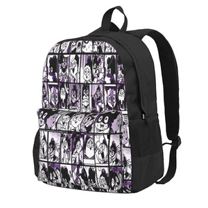 Manga Collage Backpack School Bag Men Women