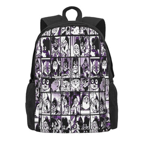Manga Collage Backpack School Bag Men Women