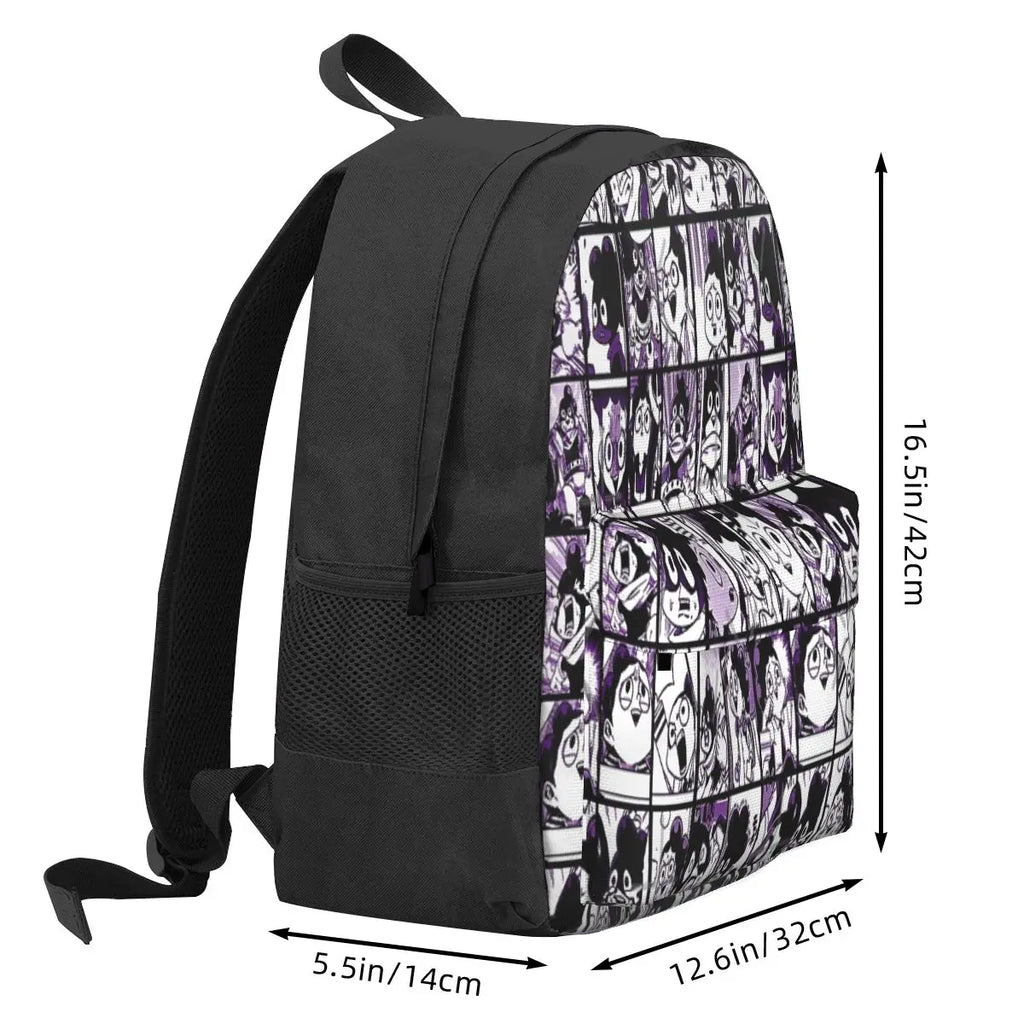 Manga Collage Backpack School Bag Men Women
