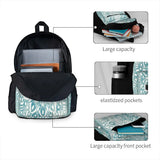 Mint Light Mandalas July Backpacks Men's Bags For Women