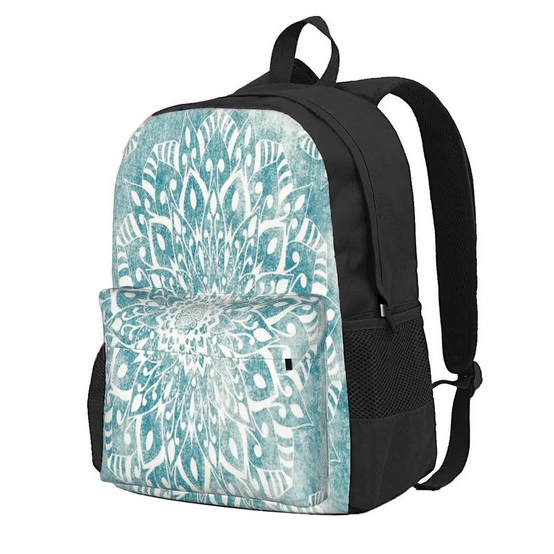Mint Light Mandalas July Backpacks Men's Bags For Women