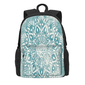 Mint Light Mandalas July Backpacks Men's Bags For Women