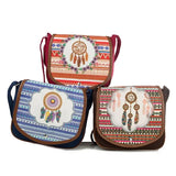 Miyahouse Bohemian Crossbody Bag Canvas Saddle Shoulder Retro Messenger
