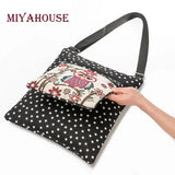 Miyahouse Cartoon Owl Crossbody Bag Lady Flap Bag