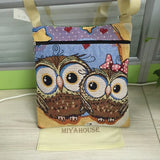 Miyahouse Couple Owl Printed Summer Crossbody Bag Shoulder Bag For Teenage Girls
