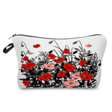 Miyahouse Floral Printed Cosmetic Bag Women Makeup Bag Summer Female Travel Toil