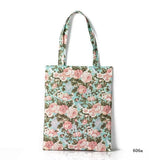 Miyahouse Floral Print Tote Bag Zipper Handbag