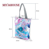 Miyahouse Summer Beach Bag Women Shoulder Canvas Tote Hand