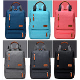 Nylon Women Large Capacity Travel Anti Theft Backpack Waterproof Laptop Bagpack