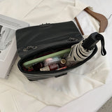 Retro Large-Capacity Messenger Bag for Women